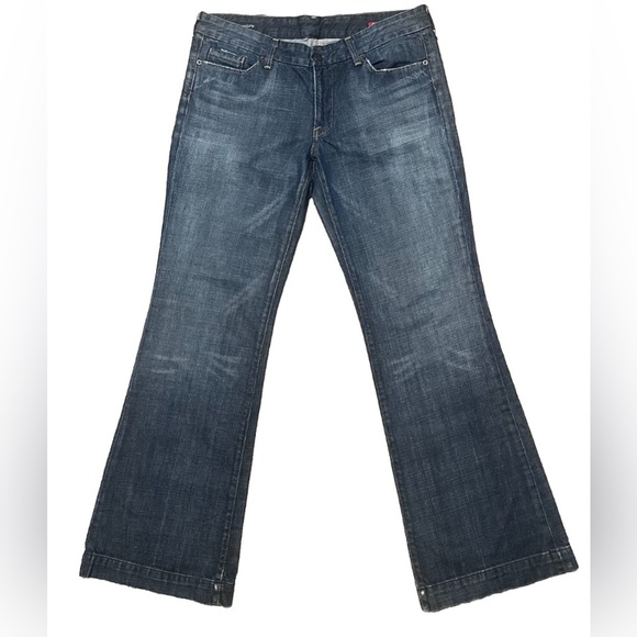 Citizens of humanity size 32 jeans full leg flare indie core - Picture 1 of 5